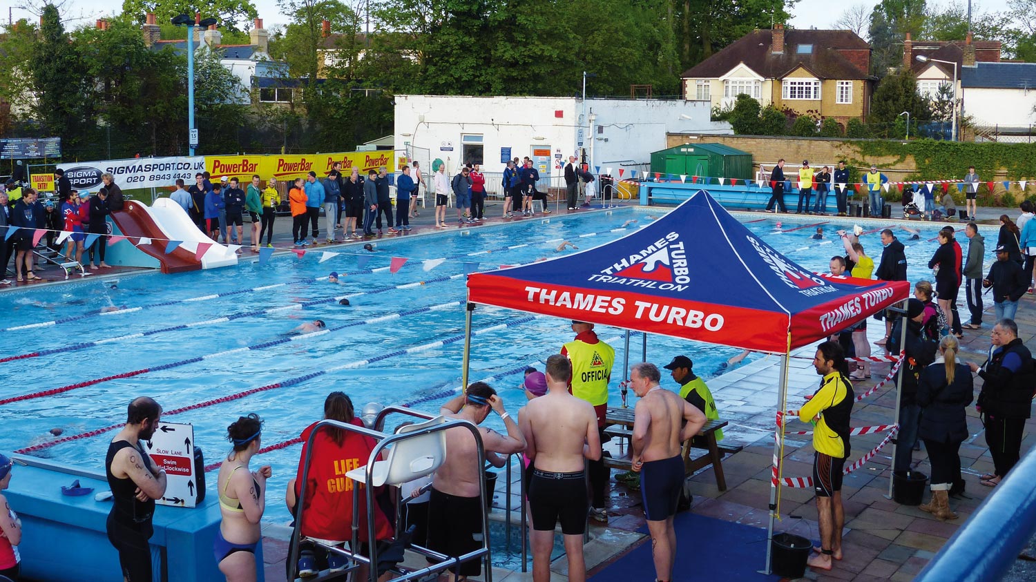 Thames Turbo swimmers